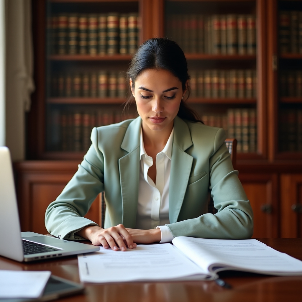 Persona che pianifica la transizione di carriera con documenti finanziari