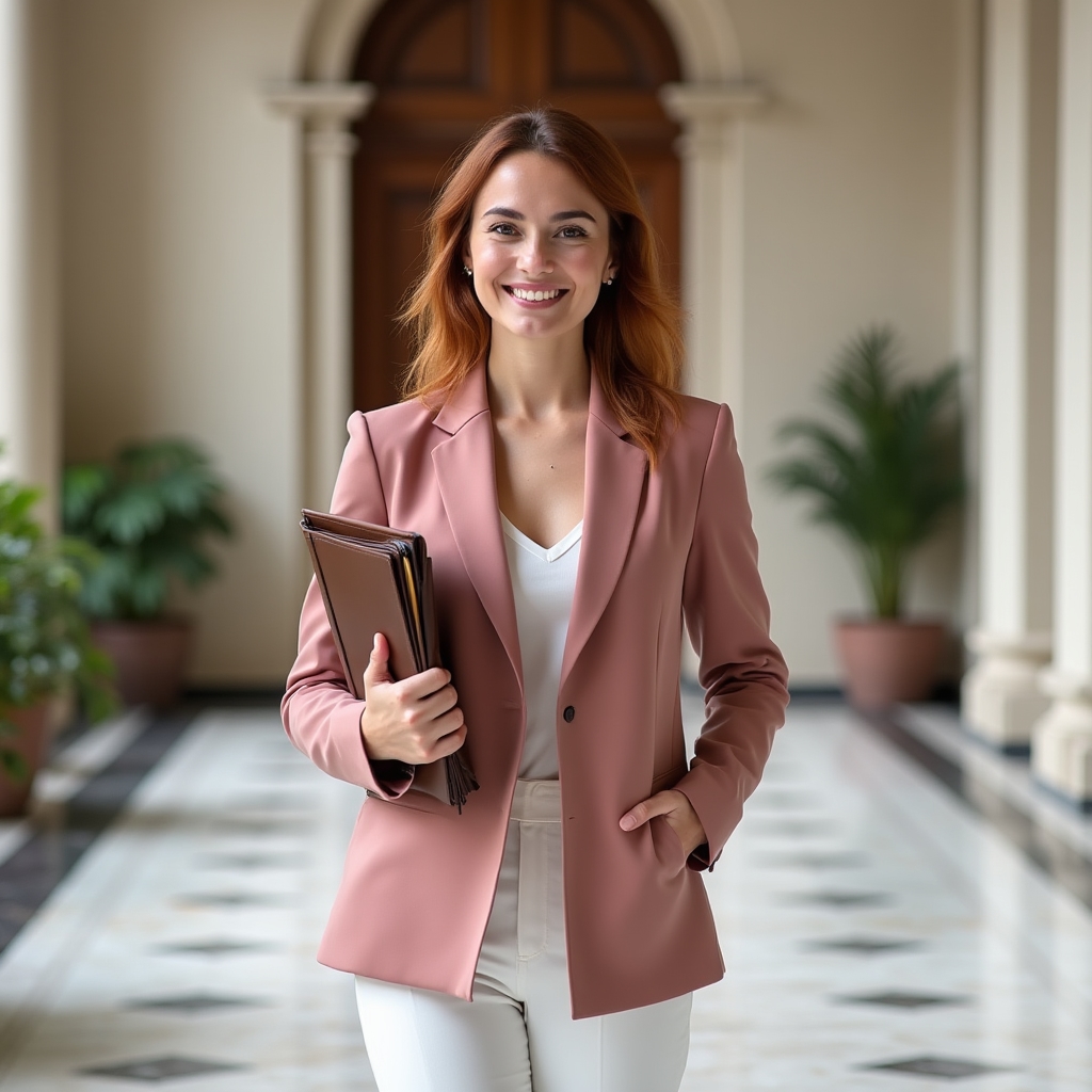 Professionista che inizia un nuovo percorso di carriera con fiducia